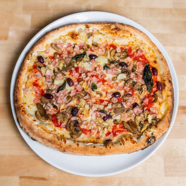 Gluten Free Capricciosa.